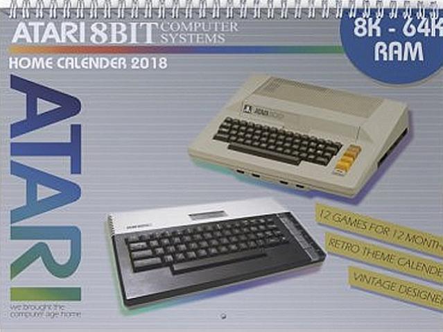 Atari 8-bit Computer Systems Home Calendar 2018