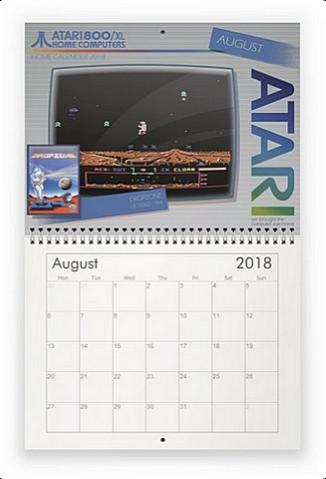 Atari 8-bit Computer Systems Home Calendar 2018