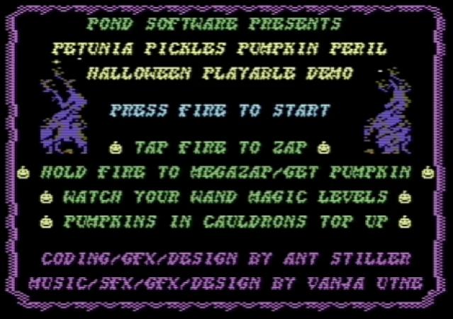 Petunia Pickle's Pumpkin Peril - C64 - homebrew - WIP