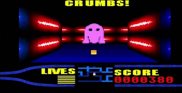 Crumbs - Atari Jaguar - 3D Pac-Man-like clone - Preview