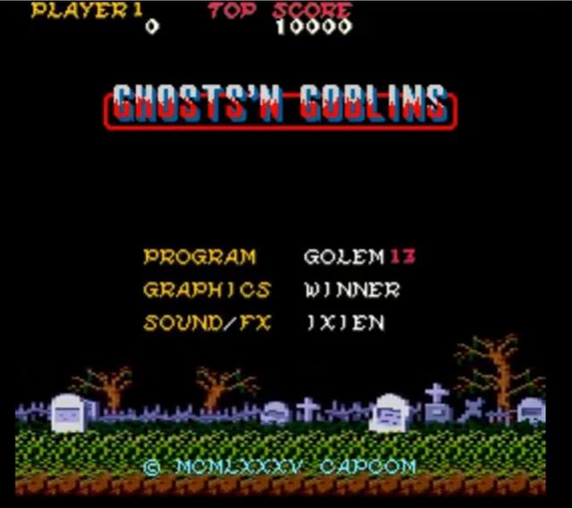 Ghosts-n-Goblins - Amstrad 6128 Plus - WIP