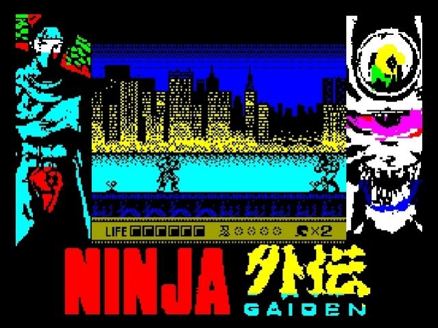 Ninja Gaiden Shadow / Shadow Warriors - ZX Spectrum WIP porting