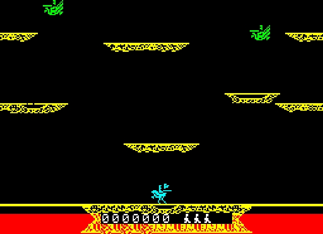 Roust - ZX Spectrum Joust unofficial port - WIP - ingame