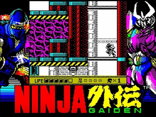 Ninja Gaiden Shadow Warriors - ZX Spectrum