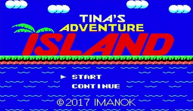 Tina's Adventure Island - MSX - homebrew platform