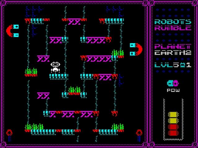 Robots Rumble - ZX Spectrum - homebrew puzzle