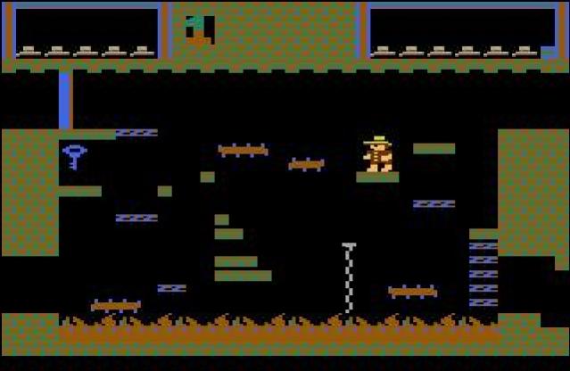 Montezuma Again - Atari 8-bit - Montezuma's Revenge Hack