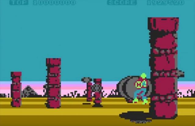 Space Harrier Update 2018 per Atari 8-bit