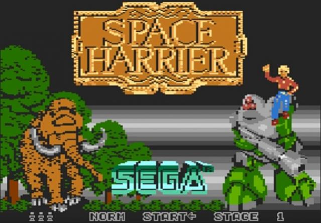 Space Harrier Update 2018 per Atari 8-bit