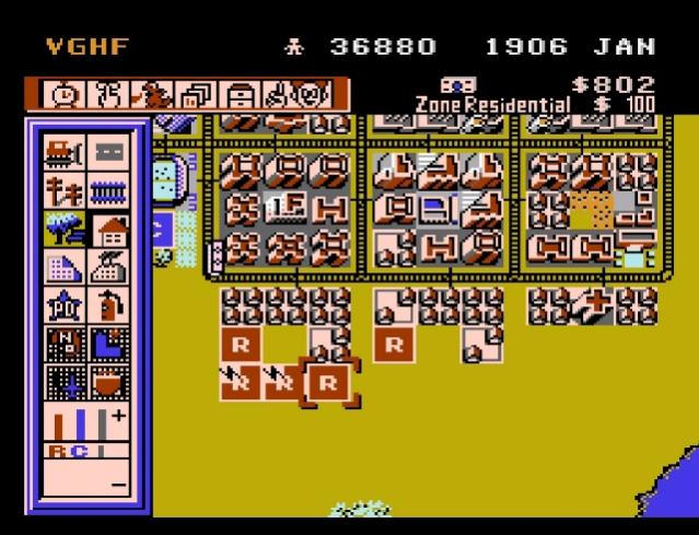 SimCity - NES prototype