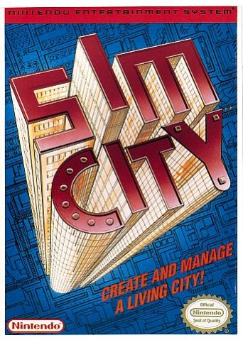 SimCity - NES prototype - Packaging Art - front