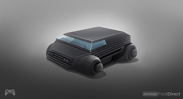 PlayStation 2 - redesigned as car