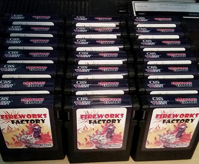 Fireworks Factory - ColecoVision - cartridges