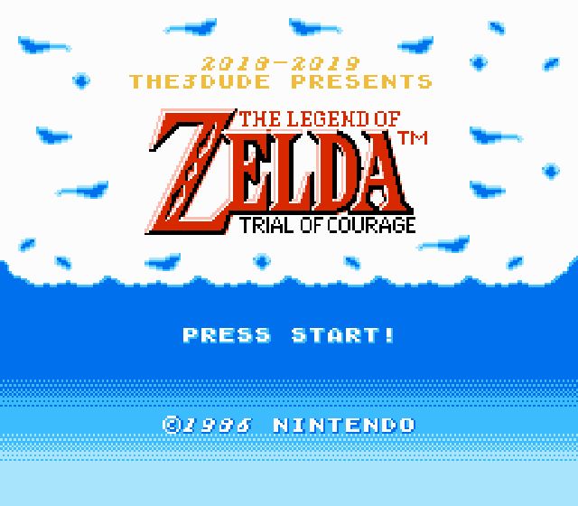 The Legend of Zelda - Trial of Courage - NES complete patch