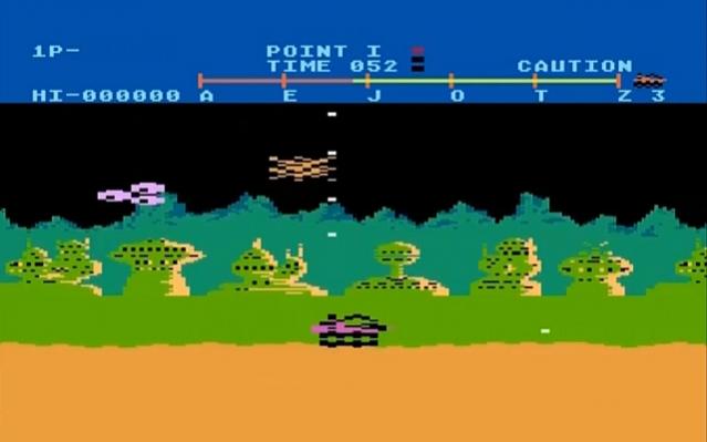 Moon Patrol Redux - Atari XL-XE