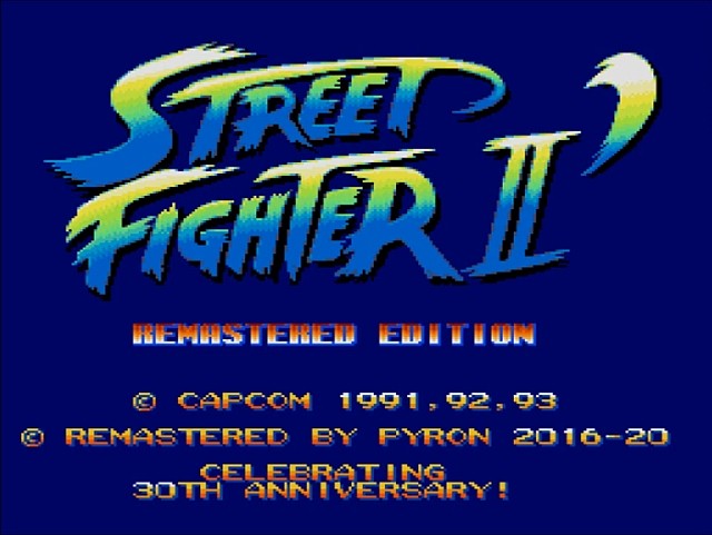 Street Fighter II' Remastered Edition - Mega Drive - Pyron Hack