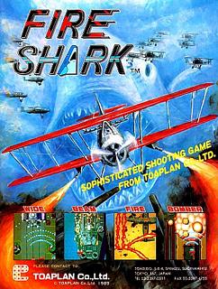 Fire Shark Arcade Flyer