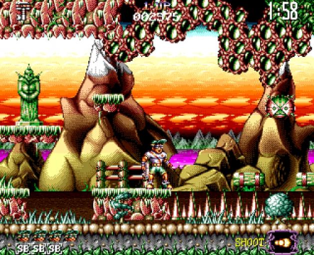 Jim Power in Mutant Planet - Amiga - ingame