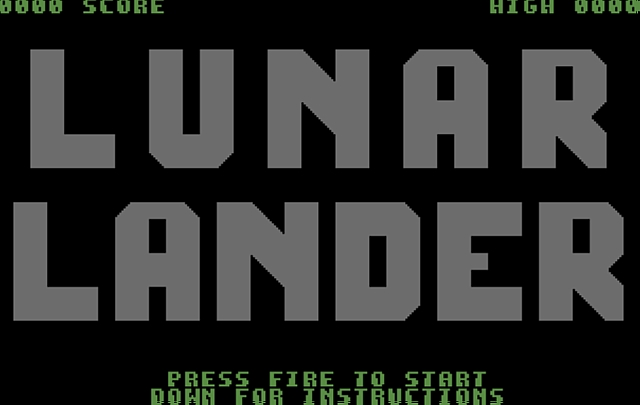 Lunar Lander - Defiance Studios - Commodore 64