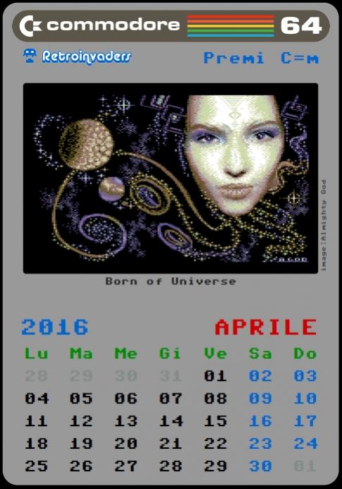 Commodore 64 Calendar 2016