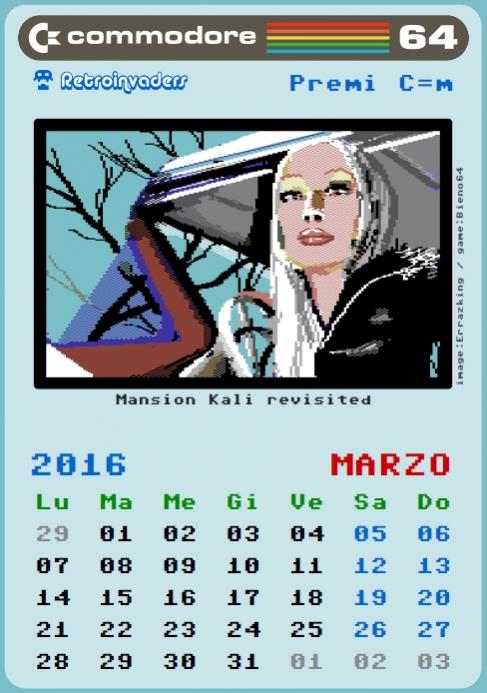 Commodore 64 Calendar 2016