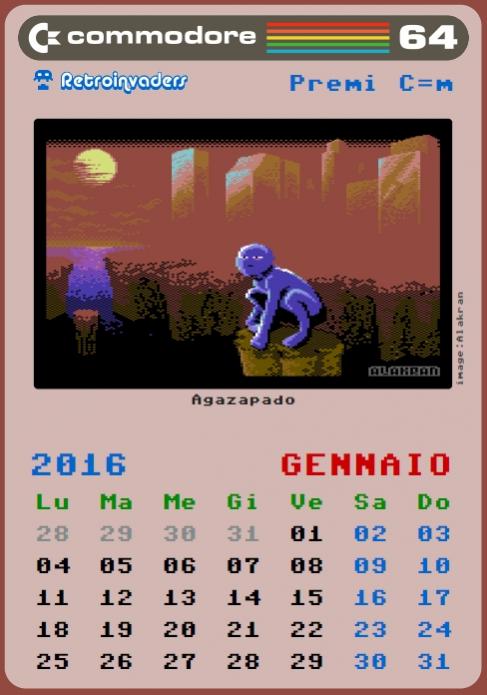 Commodore 64 Calendar 2016