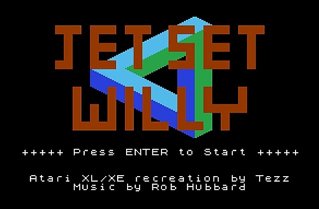 Jet Set Willy 2019 - Atari 8-bit