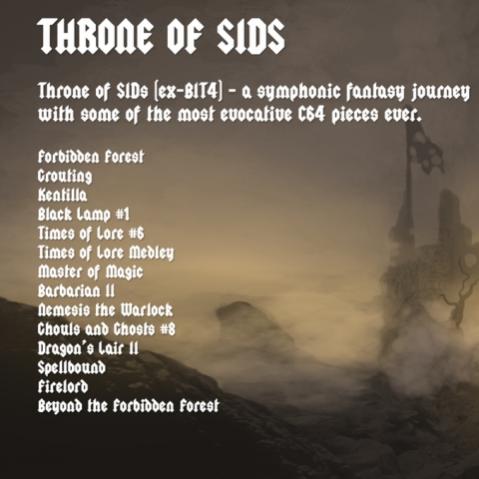 Throne of SIDs - audio CD - playlist