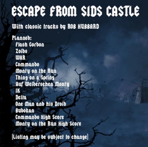 Escape from SIDs Castle - audio CD - playlist